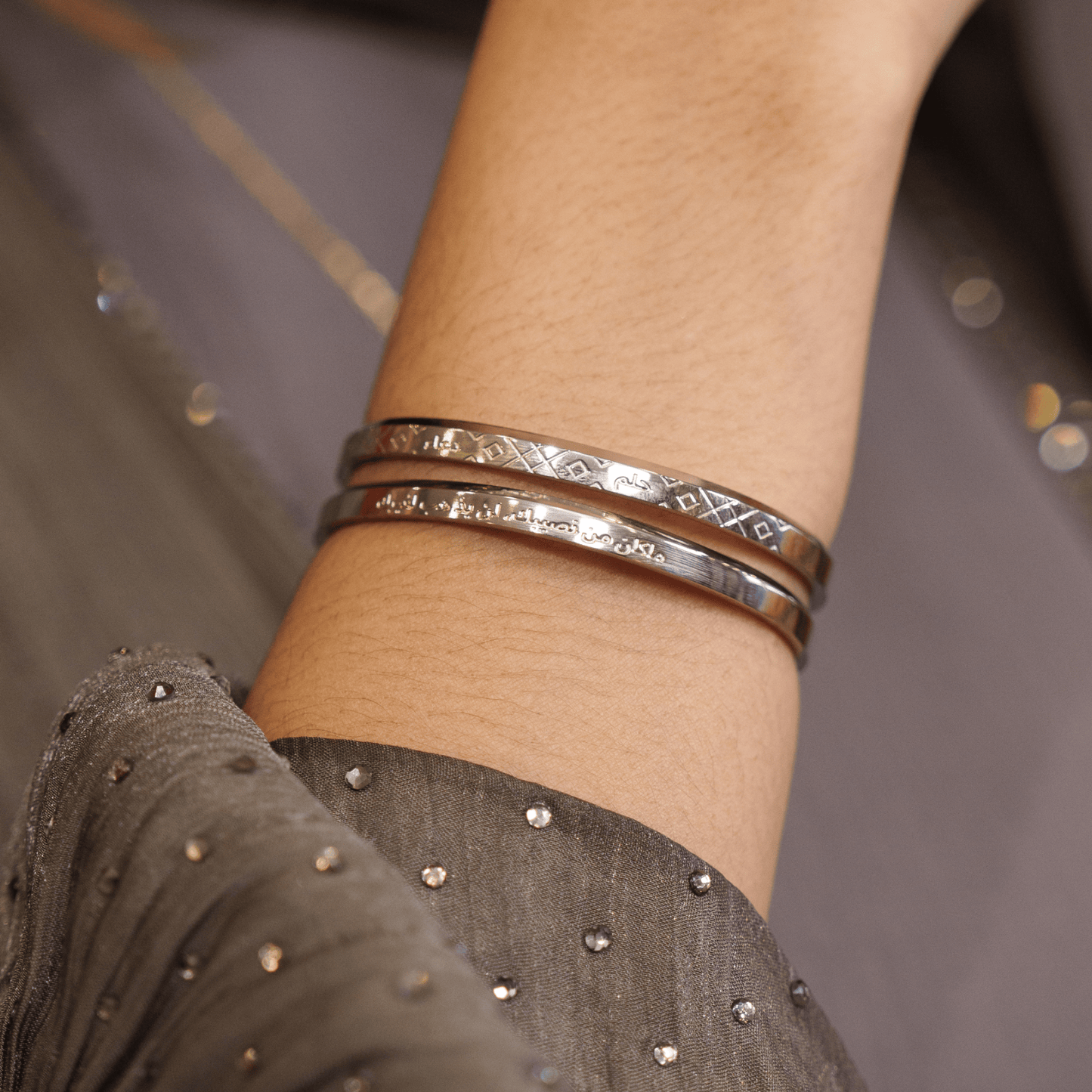 The Qadar Cuff - Silver